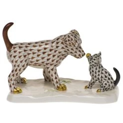 Herend Dog And Cat