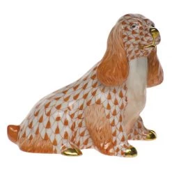 Herend Spaniel Sitting