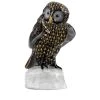 Herend Owl On Base, Black & Gold -Collectibles Sales Store unnamed file 3388