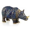 Herend Rhinoceros, Cobalt & Gold -Collectibles Sales Store unnamed file 3389
