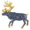 Herend Reindeer, Cobalt & Gold -Collectibles Sales Store unnamed file 3414