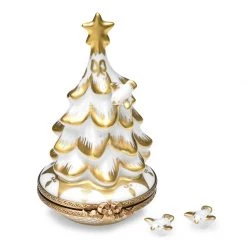 Scully & Scully Christmas Tree With Doves Limoges Box