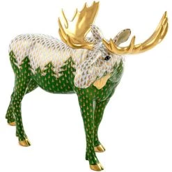 Herend Reserve Moose Among Pines