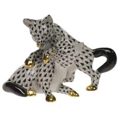 Herend Pair Of Foxes