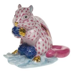 Herend Chipmunk With Berries -Collectibles Sales Store unnamed file 3728