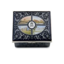 Halcyon Days Platinum Jubilee Royal Residences Musical Box