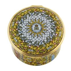 Halcyon Days Sanctuary Window Of The Chapel Royal Music Box