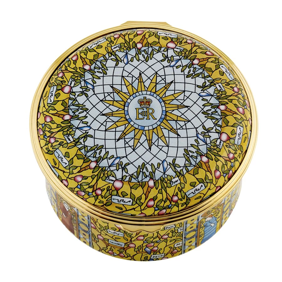 Halcyon Days Sanctuary Window Of The Chapel Royal Music Box 3 Halcyon Days Sanctuary Window Of The Chapel Royal Music Box