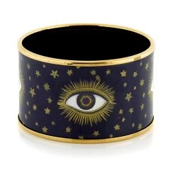 Halcyon Days Evil Eye Cuff Bangles