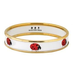Halcyon Days Ladybug Motif Bangles