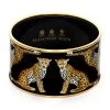 Halcyon Days Handpainted Leopard Cuff Bangle -Collectibles Sales Store unnamed file 3818
