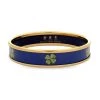Halcyon Days Clover On Navy Motif Bangle -Collectibles Sales Store unnamed file 3828