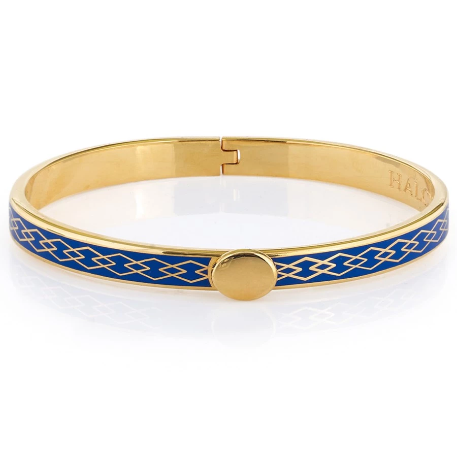 Halcyon Days Skinny Parterre Chain Hinged Bangles, 6mm 4 Halcyon Days Skinny Parterre Chain Hinged Bangles, 6mm - Image 2