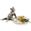 Scully & Scully Austrian Bronze Cat, Mouse, Cheese Plate