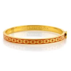 Halcyon Days Skinny Chain Enamel Hinged Bangles -Collectibles Sales Store unnamed file 3897