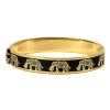 Halcyon Days Elephant Hinged Bangles