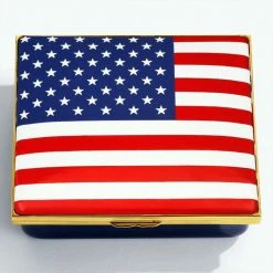 Halcyon Days The Stars And Stripes Enamel Box