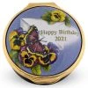 Halcyon Days 2021 Happy Birthday Enamel Box