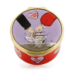 Halcyon Days 2022 St. Valentine's Day Enamel Box