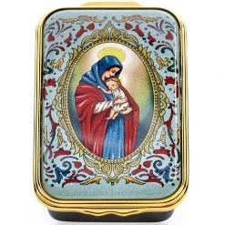 Halcyon Days At Christmas & Always Enamel Box