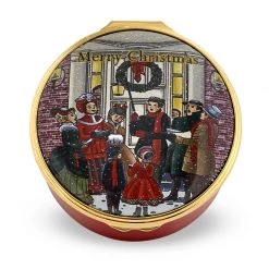 Halcyon Days Merry Christmas Music Box