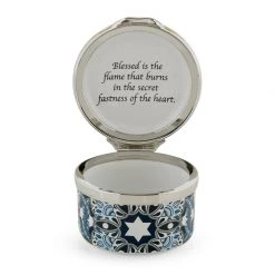 Halcyon Days 2022 Hanukkah Enamel Box