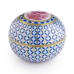 Dresden Porcelain Round Box