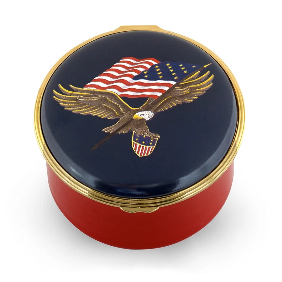 Halcyon Days Star Spangled Banner Music Box 3 Halcyon Days Star Spangled Banner Music Box