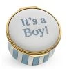 Halcyon Days "It's A Boy" / "It's A Girl" Round Enamel Box -Collectibles Sales Store unnamed file 4024