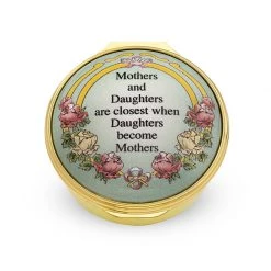 Halcyon Days Mothers & Daughters Round Enamel Box 5 Halcyon Days Mothers & Daughters Round Enamel Box -Collectibles Sales Store unnamed file 4031