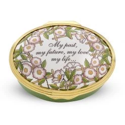 Halcyon Days My Past My Future Enamel Box