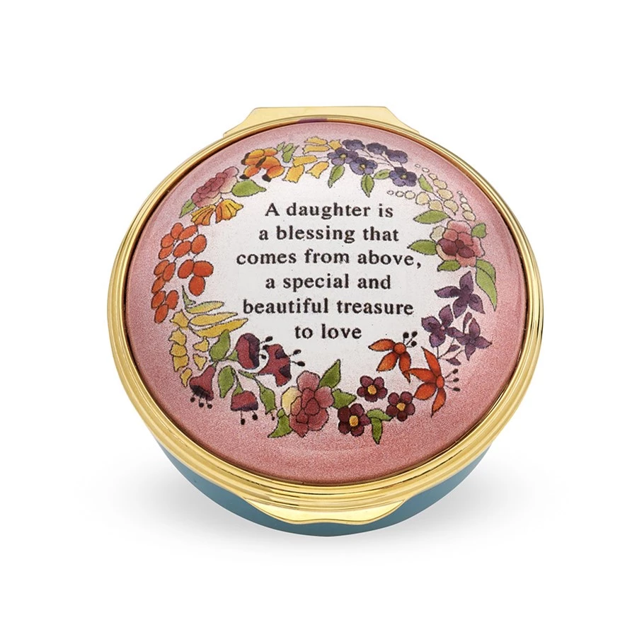 Halcyon Days A Daughter Is A Blessing Enamel Box 3 Halcyon Days A Daughter Is A Blessing Enamel Box