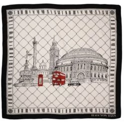 Halcyon Days London Icons Silk Scarf