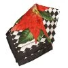 Halcyon Days Parterre With Poinsettia Silk Scarf -Collectibles Sales Store unnamed file 4123