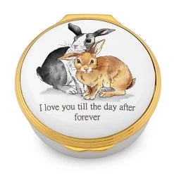 Halcyon Days 'I Love You Till The Day' Enamel Box