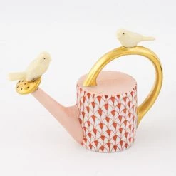 Herend Watering Can With Birds