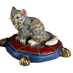 Scully & Scully Austrian Bronze Cats On Pillows