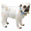 Meissen Large Standing Pug Bells Facing Right