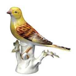 Meissen Yellowhammer Bird Facing Left