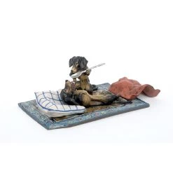 Scully & Scully Austrian Bronze Sick Dachshund Figurine
