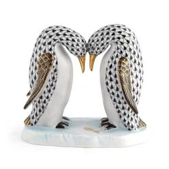 Herend Pair Of Penguins