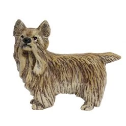 Scully & Scully Austrian Bronze Yorkshire Terrier Standing Figurine