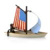 Scully & Scully Austrian Bronze Dachshund In American Flag Sailboat -Collectibles Sales Store unnamed file 639