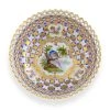 Dresden Porcelain Medium Footed Pierced Bowl