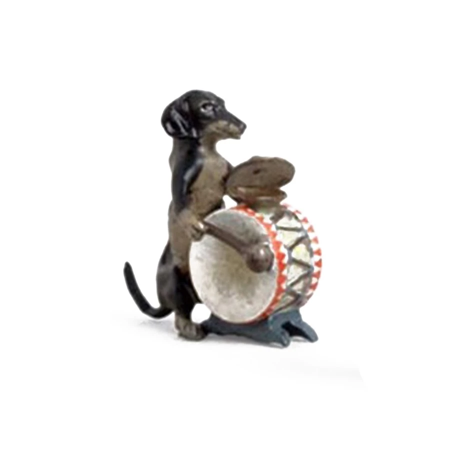 Scully & Scully Austrian Bronze Dachshund Musicians 3 Scully & Scully Austrian Bronze Dachshund Musicians