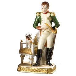 Scully & Scully Porcelain Figurine Napoleon Pug Chair