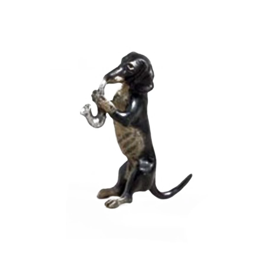 Scully & Scully Austrian Bronze Dachshund Musicians 6 Scully & Scully Austrian Bronze Dachshund Musicians - Image 4