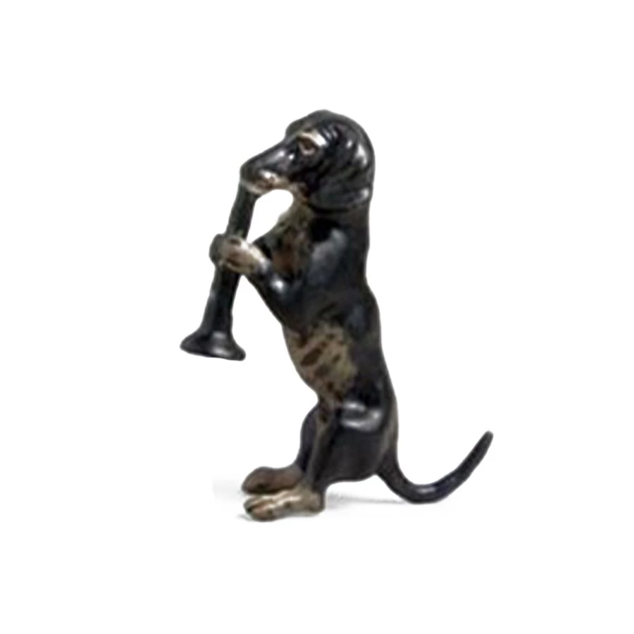 Scully & Scully Austrian Bronze Dachshund Musicians 8 Scully & Scully Austrian Bronze Dachshund Musicians - Image 6