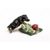 Scully & Scully Austrian Bronze Dachshund On Pillow With Ball Figurine -Collectibles Sales Store unnamed file 679