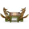 Scully & Scully Austrian Bronze Two Foxes Playing Backgammon Figurine -Collectibles Sales Store unnamed file 706